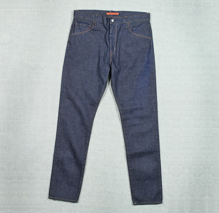 Slouch Blue Tarnish 3003‐004‐03 Denim Jeans- Dry Stained Japanese Nep Denim from Collect Co. Mill - KATO by Hiroshi Kato Top Denim Picks 2013 Spring: Designer Denim Jeans Fashion: Season Collections, Runways, Lookbooks and Linesheets