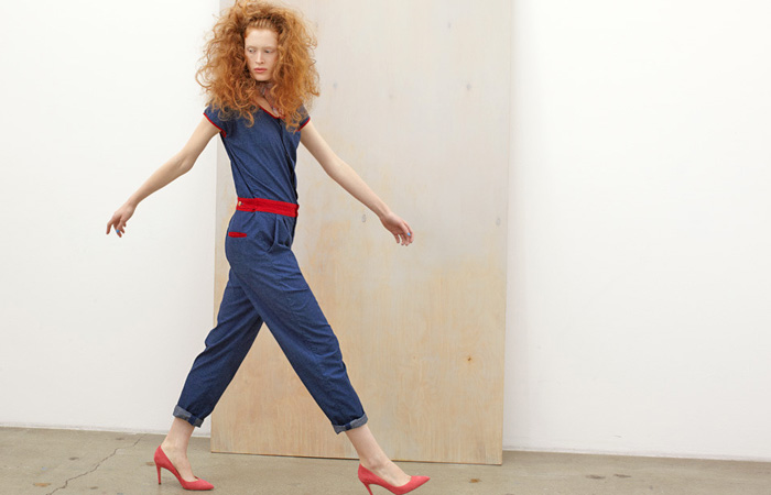 (1) Baberall Koverall One Piece Jumpsuit - Levi’s Made & Crafted 2013 Spring Summer Womens Looks: Designer Denim Jeans Fashion: Season Collections, Runways, Lookbooks and Linesheets