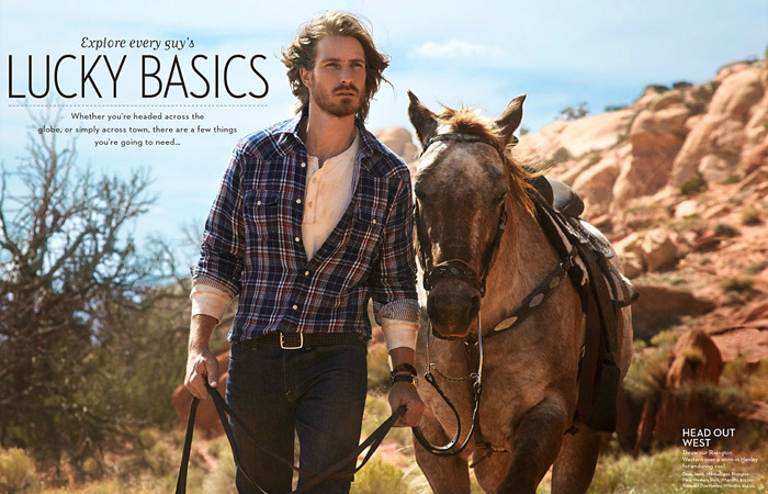 Lucky Brand 2013 Spring Catalog: Designer Denim Jeans Fashion: Season Collections, Runways, Lookbooks and Linesheets