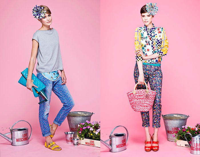 Love Moschino 2013 Spring Summer Womens Lookbook: Designer Denim Jeans Fashion: Season Collections, Runways, Lookbooks and Linesheets