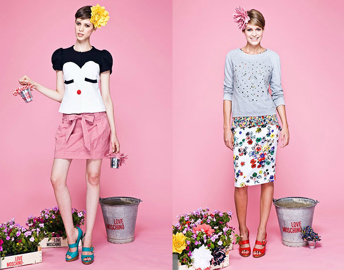 Love Moschino 2013 Spring Summer Womens Lookbook: Designer Denim Jeans Fashion: Season Collections, Runways, Lookbooks and Linesheets