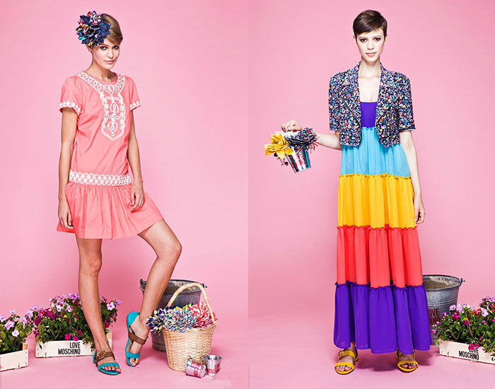 Love Moschino 2013 Spring Summer Womens Lookbook: Designer Denim Jeans Fashion: Season Collections, Runways, Lookbooks and Linesheets