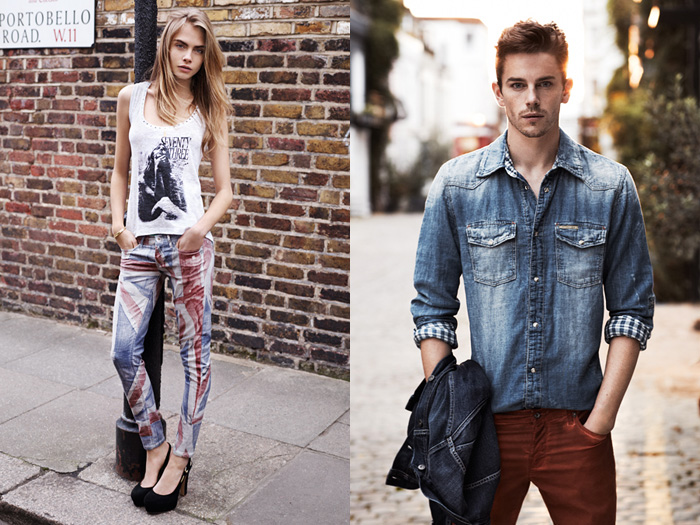 Pepe Jeans London 2013 Spring Summer Ad Campaign: Designer Denim Jeans Fashion: Season Collections, Runways, Lookbooks and Linesheets