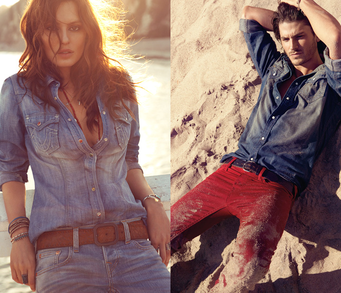 True Religion Brand Jeans 2013 Spring Summer Ad Campaign: Designer Denim Jeans Fashion: Season Collections, Runways, Lookbooks and Linesheets