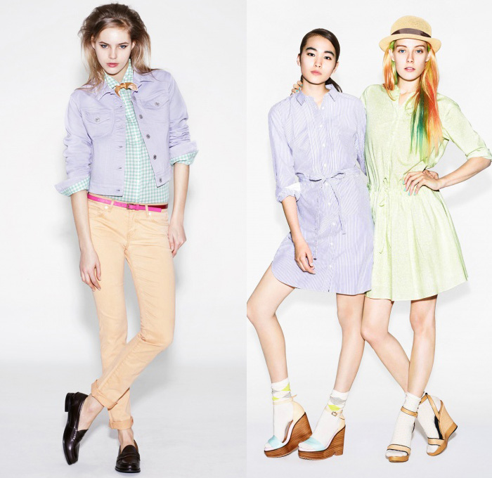 UNIQLO 2013 Spring Summer Womens Lifewear Collection: Designer Denim Jeans Fashion: Season Collections, Runways, Lookbooks and Linesheets