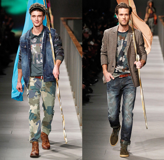 Desigual 2014-2015 Fall Winter Mens Runway | Denim Jeans Fashion Week ...