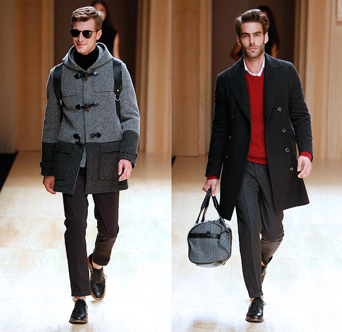 Mango 2014-2015 Fall Autumn Winter Mens Runway Looks - 080 Barcelona Fashion Catalonia Catalan Spain - Outerwear Nautical Hoodie Multi Panel Trench Coat Duffel Bag Slacks Trousers Pants Knit Sweater Jumper Plaid Necktie Jeans Windowpane Check Beanie Knit Cap Turtleneck Blazer Bomber Sportcoat Motorcycle Biker Rider Suit Tuxedo Cocktail Smoking Jacket Bowtie