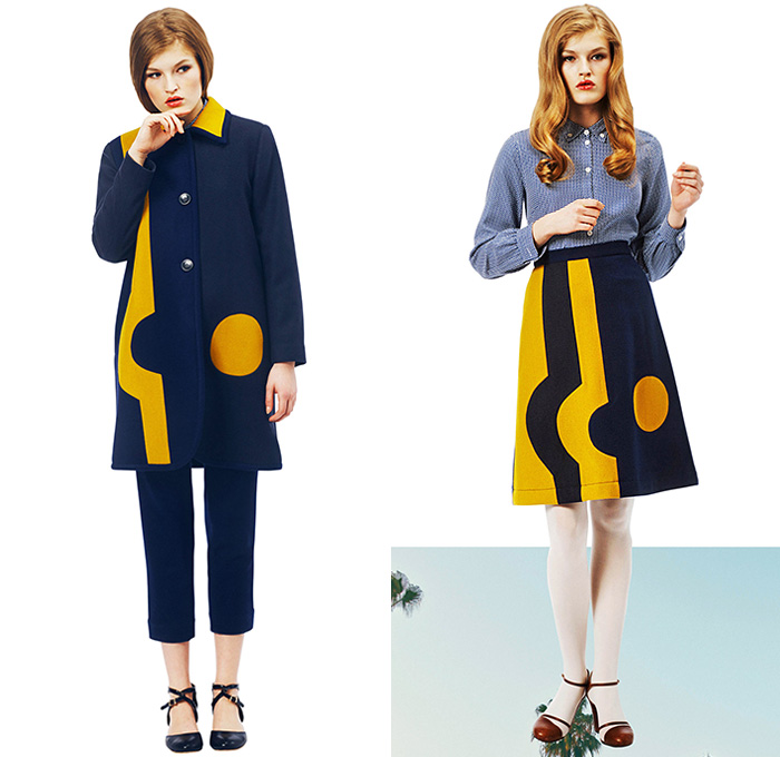 Peter Jensen 2014-2015 Fall Autumn Winter Womens Lookbook Presentation - London UK Fashion Show - Skirt Frock Retro Pussy Bow Ribbon Blazer Print Illustration Blouse Pearls Furry Multi Panel Stripes Outerwear Coat Turtleneck Knit Sweater Jumper Jacket Tapered Pants Trousers Waves Ax Rabbit Bunny Scarf Stripes Hangers Hearts Peter Jensen 2014-2015 Fall Autumn Winter Womens Lookbook Presentation - London UK Fashion Show - Skirt Frock Retro Pussy Bow Ribbon Blazer Print Illustration Blouse Pearls Furry Multi Panel Stripes Outerwear Coat Turtleneck Knit Sweater Jumper Jacket Tapered Pants Trousers Waves Ax Rabbit Bunny Scarf Stripes Hangers Hearts