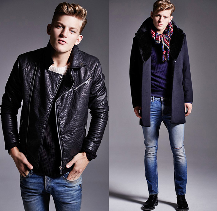 River Island 2014-2015 Fall Winter Mens Lookbook | Denim Jeans Fashion ...