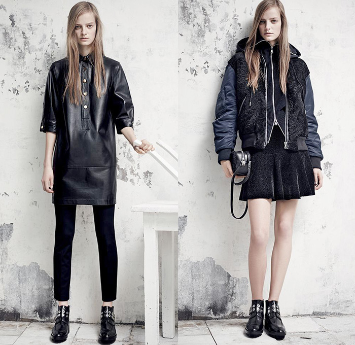 sandro Paris 2014-2015 Fall Winter Womens Lookbook | Denim Jeans