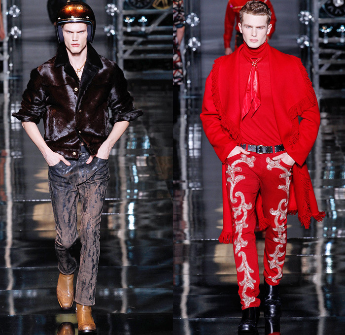 Versace 2014-2015 Fall Winter Mens Runway | Denim Jeans Fashion Week ...