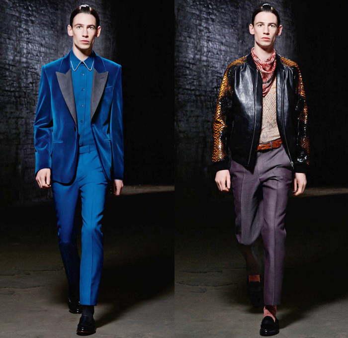 Alexander McQueen 2014 Pre Spring Mens Collection - Cruise Resort - Cargo Pockets Colored Denim Jeans Red Outerwear Trench Coat Jacket Blazer Shawl Collar Windowpane Check Sporty Loungewear: Designer Denim Jeans Fashion: Season Collections, Runways, Lookbooks and Linesheets