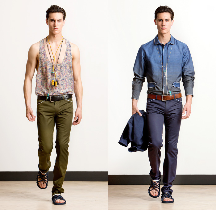 Alexis Mabille 2014 Spring Summer Mens Presentation - Masculine Homme Printemps Été 2014 Paris France: Designer Denim Jeans Fashion: Season Collections, Runways, Lookbooks and Linesheets