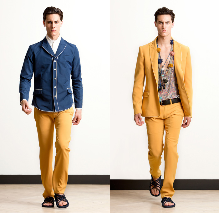 Alexis Mabille 2014 Spring Summer Mens Presentation - Masculine Homme Printemps Été 2014 Paris France: Designer Denim Jeans Fashion: Season Collections, Runways, Lookbooks and Linesheets