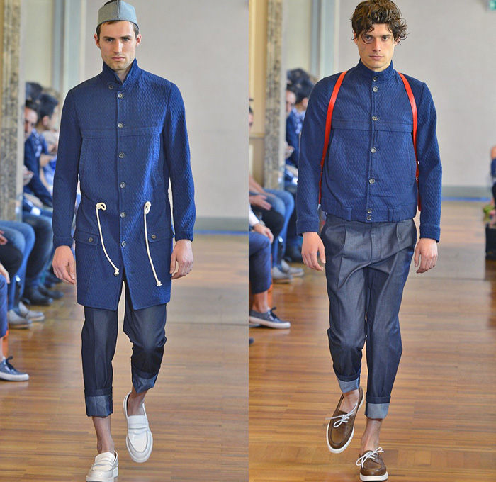Andrea Incontri 2014 Spring Summer Mens Runway Collection - Milan Italy Catwalk Fashion Show: Designer Denim Jeans Fashion: Season Collections, Runways, Lookbooks and Linesheets