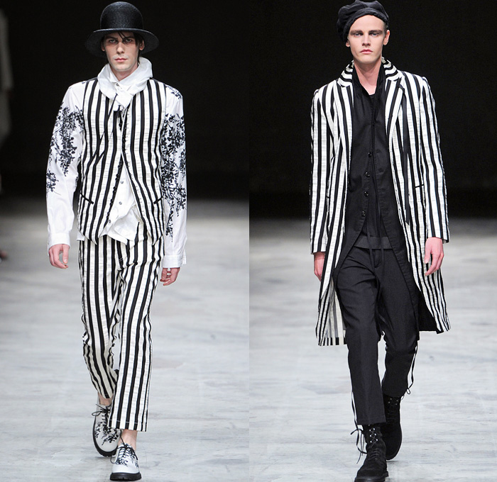 Ann Demeulemeester 2014 Spring Summer Mens Runway Collection - Masculine Homme Printemps Été 2014 Paris France: Designer Denim Jeans Fashion: Season Collections, Runways, Lookbooks and Linesheets