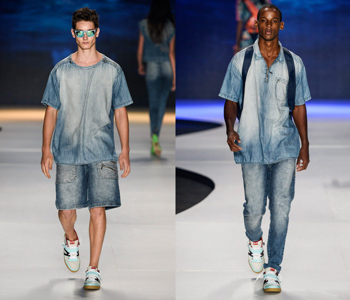 Coca-Cola Clothing 2014 Summer Mens Runway Collection - Fashion Rio - Rio de Janeiro Brazil Southern Hemisphere 2014 Verao Homens Desfile: Designer Denim Jeans Fashion: Season Collections, Runways, Lookbooks and Linesheets