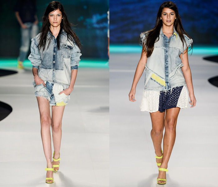 Coca-Cola Clothing 2014 Summer Womens Runway Collection - Fashion Rio - Rio de Janeiro Brazil Southern Hemisphere 2014 Verao Mulheres Desfile: Designer Denim Jeans Fashion: Season Collections, Runways, Lookbooks and Linesheets