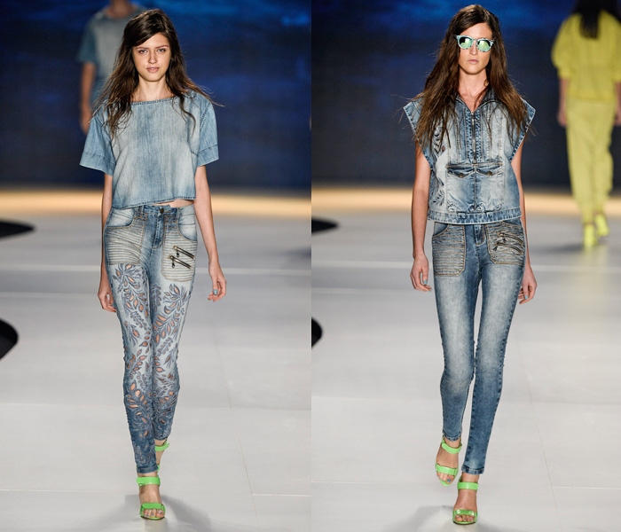 Coca-Cola Clothing 2014 Summer Womens Runway Collection - Fashion Rio - Rio de Janeiro Brazil Southern Hemisphere 2014 Verao Mulheres Desfile: Designer Denim Jeans Fashion: Season Collections, Runways, Lookbooks and Linesheets