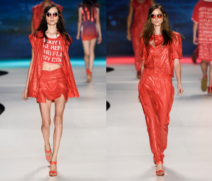 Coca-Cola Clothing 2014 Summer Womens Runway Collection - Fashion Rio - Rio de Janeiro Brazil Southern Hemisphere 2014 Verao Mulheres Desfile: Designer Denim Jeans Fashion: Season Collections, Runways, Lookbooks and Linesheets