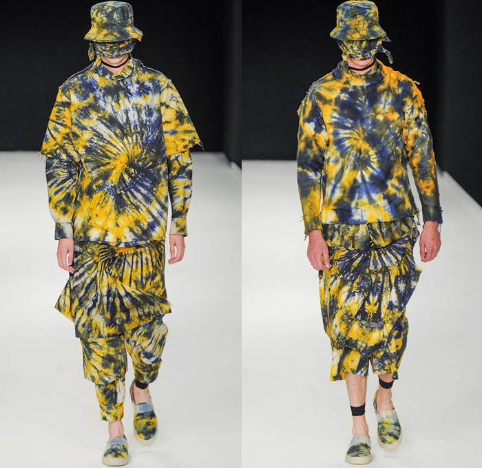 Craig Green MAN 2014 Spring Summer Mens Runway - London Collections Men Topman & Fashion East Catwalk Fashion Show: Designer Denim Jeans Fashion: Season Collections, Runways, Lookbooks and Linesheets