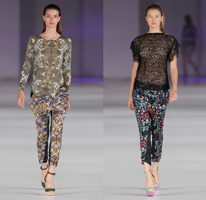 Custo Barcelona 2014 Spring Summer Womens Runway | Denim Jeans Fashion ...