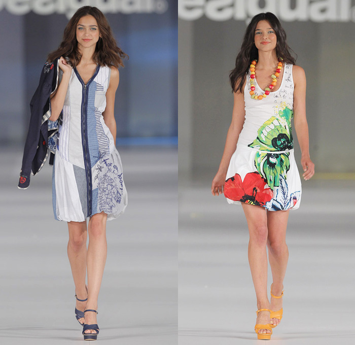 Desigual 2014 Spring Summer Womens Runway Collection - 080 Barcelona Fashion Week: Designer Denim Jeans Fashion: Season Collections, Runways, Lookbooks and Linesheets