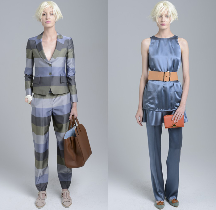 Emporio Armani 2014 Resort Womens Presentation - 2014 Pre Spring Cruise Pre Collection: Designer Denim Jeans Fashion: Season Collections, Runways, Lookbooks and Linesheets