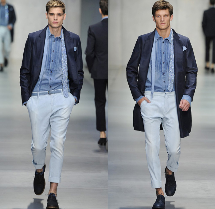 Ermanno Scervino 2014 Spring Summer Mens Runway Collection - Milan Italy Catwalk Fashion Show: Designer Denim Jeans Fashion: Season Collections, Runways, Lookbooks and Linesheets