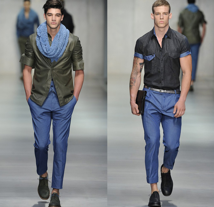 Ermanno Scervino 2014 Spring Summer Mens Runway Collection - Milan Italy Catwalk Fashion Show: Designer Denim Jeans Fashion: Season Collections, Runways, Lookbooks and Linesheets