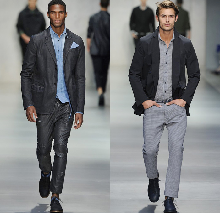 Ermanno Scervino 2014 Spring Summer Mens Runway Collection - Milan Italy Catwalk Fashion Show: Designer Denim Jeans Fashion: Season Collections, Runways, Lookbooks and Linesheets