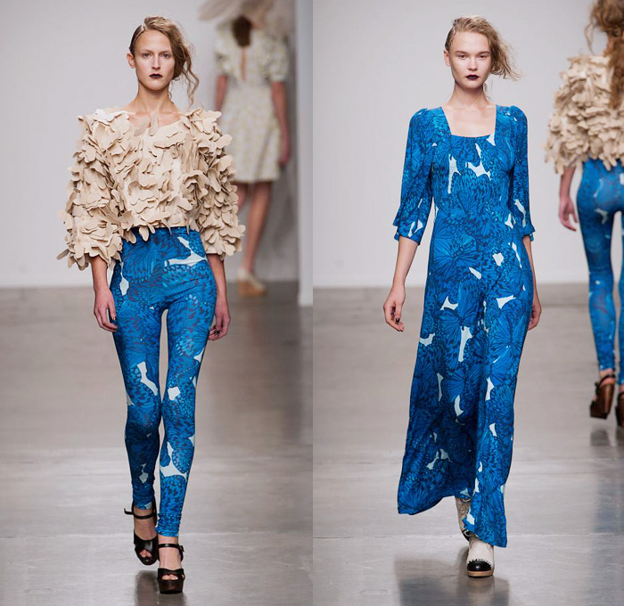 Ivana Helsinki 2014 Spring Summer Womens Runway Collection - New York Fashion Week - Pier 59 Studios: Designer Denim Jeans Fashion: Season Collections, Runways, Lookbooks and Linesheets