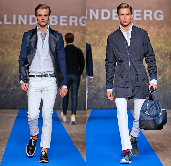 J.Lindeberg 2014 Spring Summer Mens Runway Collection - Mercedes-Benz Fashion Week Stockholm Sweden Vår Sommar: Designer Denim Jeans Fashion: Season Collections, Runways, Lookbooks and Linesheets
