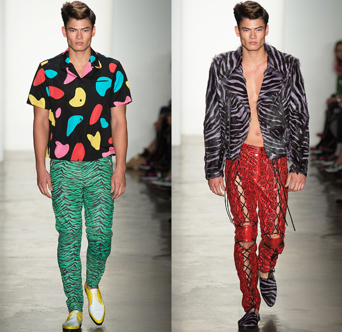 Jeremy Scott 2014 Spring Summer Mens Runway | Denim Jeans Fashion Week ...