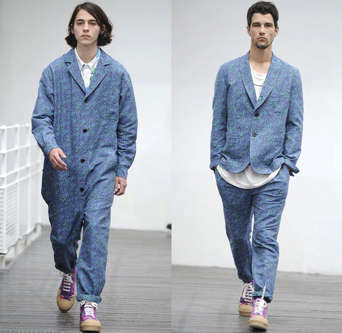 Julien David 2014 Spring Summer Mens Runway Collection - Mode A Paris Masculine Printemps Été 2014 Homme France Catwalk Fashion Show: Designer Denim Jeans Fashion: Season Collections, Runways, Lookbooks and Linesheets