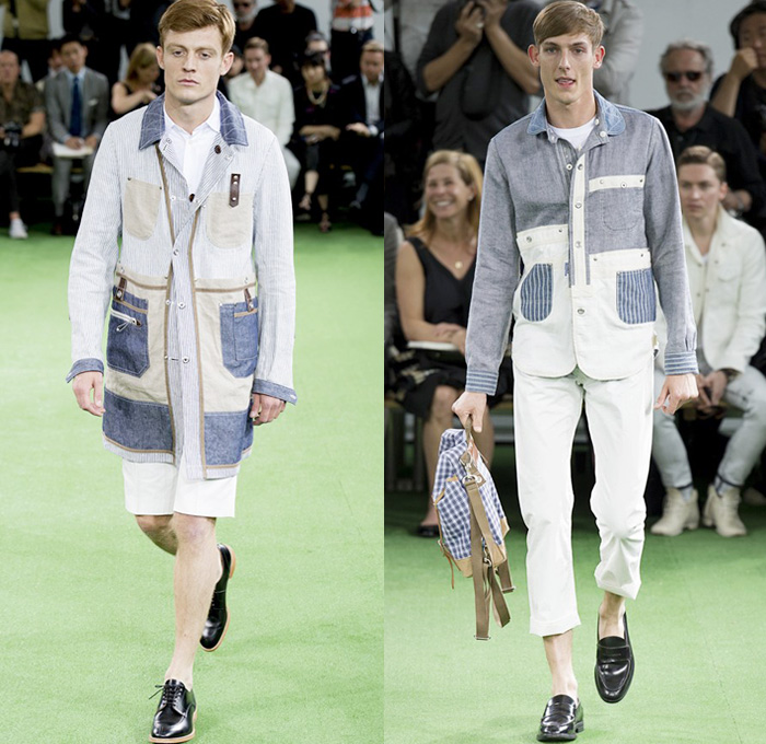 Junya Watanabe 2014 Spring Summer Mens Runway Collection - Mode A Paris Masculine Printemps Été 2014 Homme France Catwalk Fashion Show: Designer Denim Jeans Fashion: Season Collections, Runways, Lookbooks and Linesheets