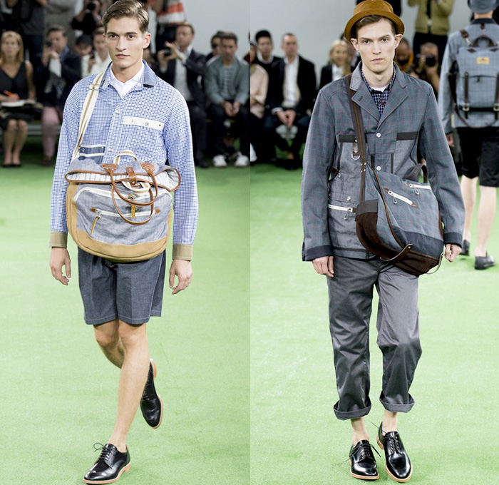 Junya Watanabe 2014 Spring Summer Mens Runway Collection - Mode A Paris Masculine Printemps Été 2014 Homme France Catwalk Fashion Show: Designer Denim Jeans Fashion: Season Collections, Runways, Lookbooks and Linesheets