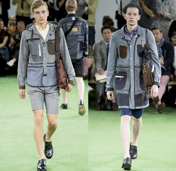 Junya Watanabe 2014 Spring Summer Mens Runway Collection - Mode A Paris Masculine Printemps Été 2014 Homme France Catwalk Fashion Show: Designer Denim Jeans Fashion: Season Collections, Runways, Lookbooks and Linesheets