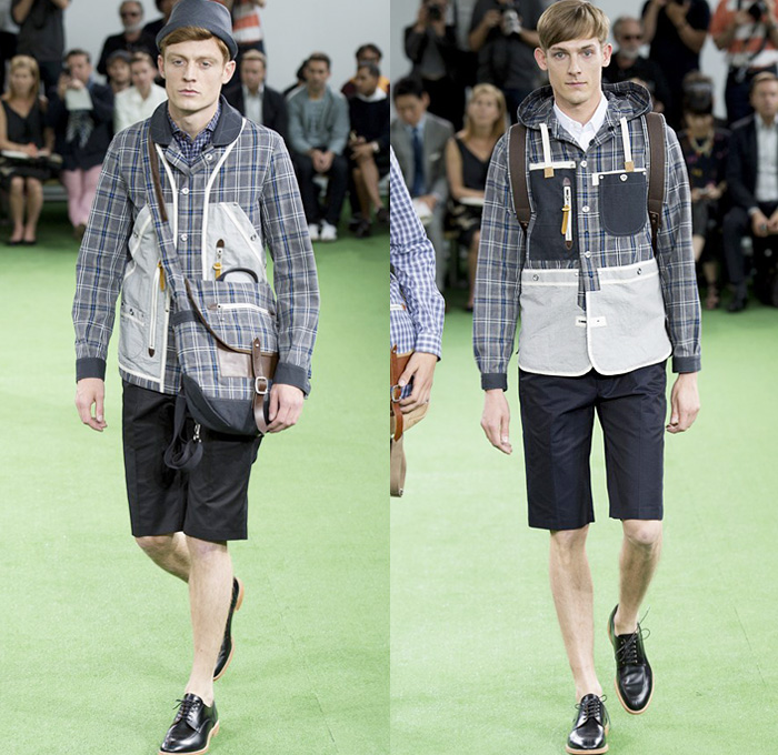 Junya Watanabe 2014 Spring Summer Mens Runway Collection - Mode A Paris Masculine Printemps Été 2014 Homme France Catwalk Fashion Show: Designer Denim Jeans Fashion: Season Collections, Runways, Lookbooks and Linesheets