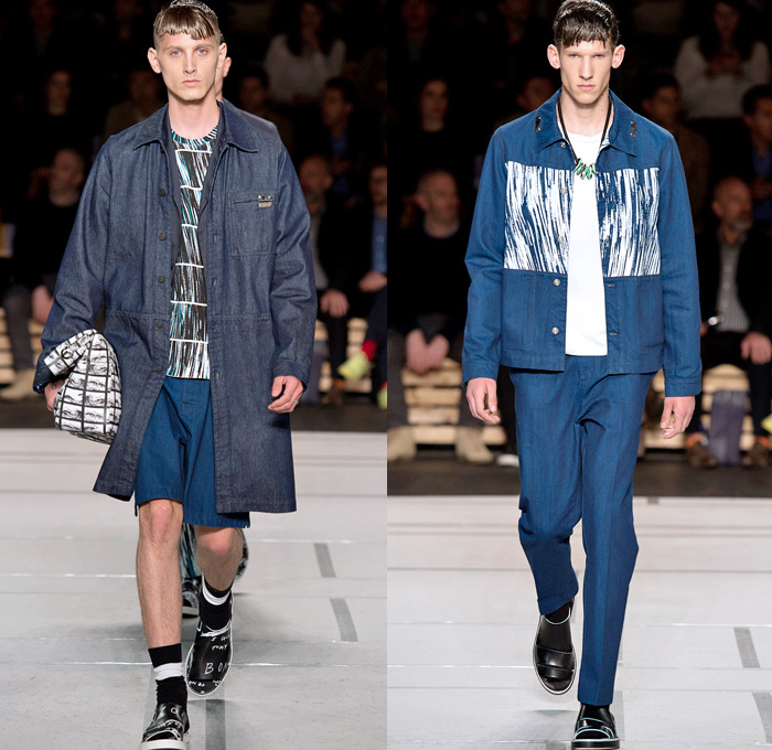 KENZO 2014 Spring Summer Mens Runway Collection - Mode A Paris Masculine Printemps Été 2014 Homme France Catwalk Fashion Show: Designer Denim Jeans Fashion: Season Collections, Runways, Lookbooks and Linesheets