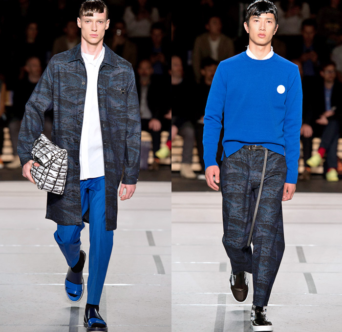 KENZO 2014 Spring Summer Mens Runway Collection - Mode A Paris Masculine Printemps Été 2014 Homme France Catwalk Fashion Show: Designer Denim Jeans Fashion: Season Collections, Runways, Lookbooks and Linesheets