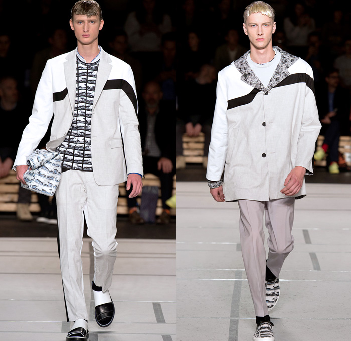 KENZO 2014 Spring Summer Mens Runway Collection - Mode A Paris Masculine Printemps Été 2014 Homme France Catwalk Fashion Show: Designer Denim Jeans Fashion: Season Collections, Runways, Lookbooks and Linesheets