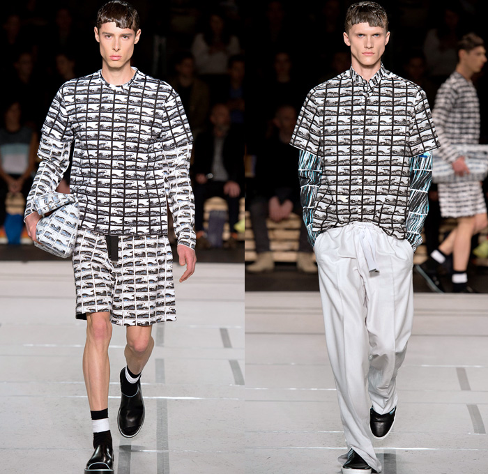 KENZO 2014 Spring Summer Mens Runway Collection - Mode A Paris Masculine Printemps Été 2014 Homme France Catwalk Fashion Show: Designer Denim Jeans Fashion: Season Collections, Runways, Lookbooks and Linesheets