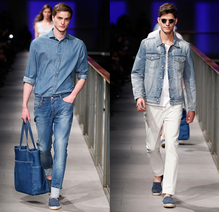 MANGO 2014 Spring Summer Mens Runway | Denim Jeans Fashion Week Runway ...