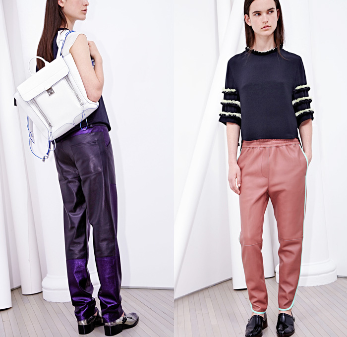 3.1 Phillip Lim 2014 Resort Womens Presentation - Cruise Collection Pre Spring: Designer Denim Jeans Fashion: Season Collections, Runways, Lookbooks and Linesheets