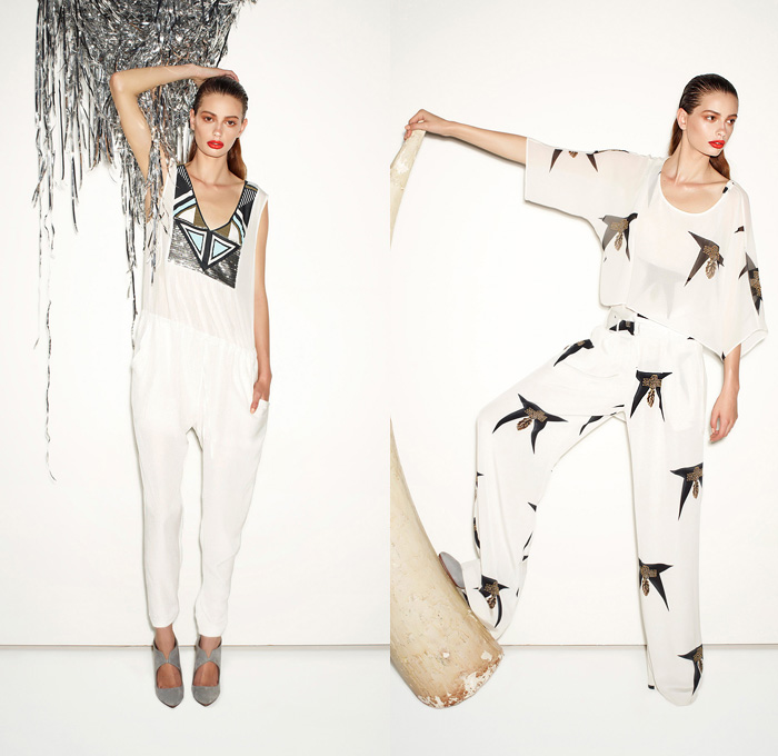 sass & bide 2014 Resort Womens Presentation - Cruise Collection Pre Spring: Designer Denim Jeans Fashion: Season Collections, Runways, Lookbooks and Linesheets