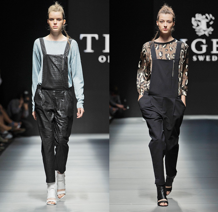 Tiger of Sweden 2014 Spring Summer Womens Runway Collection - Mercedes-Benz Fashion Week Stockholm Sweden Vår Sommar - Poetic Punk: Designer Denim Jeans Fashion: Season Collections, Runways, Lookbooks and Linesheets