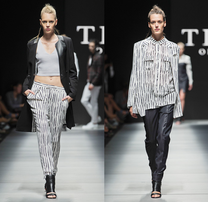 Tiger of Sweden 2014 Spring Summer Womens Runway Collection - Mercedes-Benz Fashion Week Stockholm Sweden Vår Sommar - Poetic Punk: Designer Denim Jeans Fashion: Season Collections, Runways, Lookbooks and Linesheets