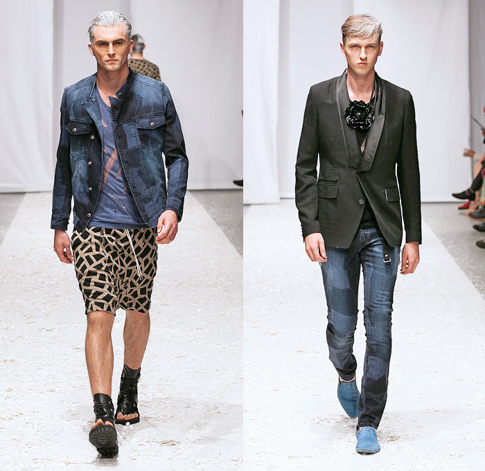 TOM REBL 2014 Spring Summer Mens Runway Collection - Milan Italy Catwalk Fashion Show: Designer Denim Jeans Fashion: Season Collections, Runways, Lookbooks and Linesheets