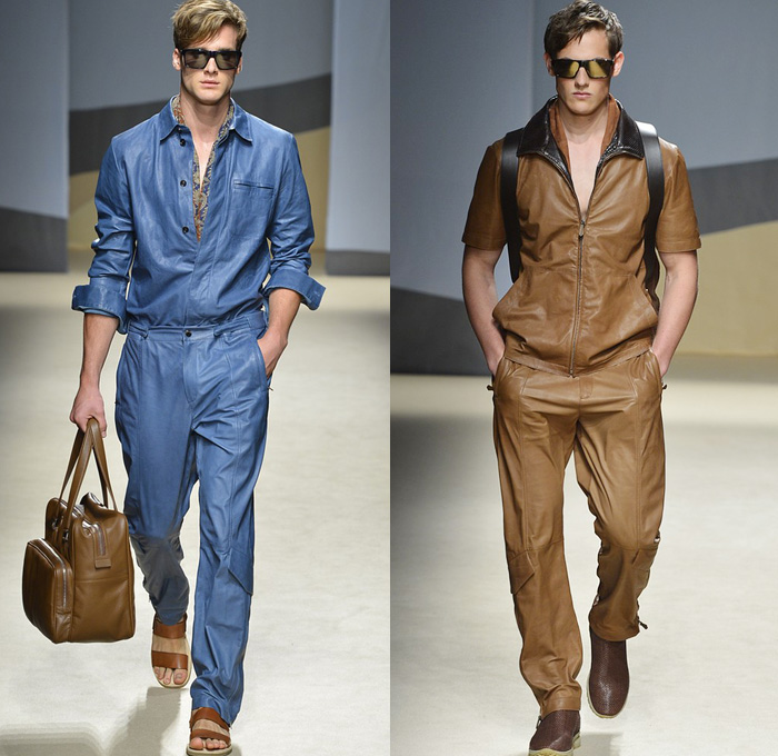 Trussardi 2014 Spring Summer Mens Runway Collection - Milan Italy Catwalk Fashion Show: Designer Denim Jeans Fashion: Season Collections, Runways, Lookbooks and Linesheets